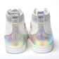 Bianco Version Lou Spikes Orlato Flat Shoes
