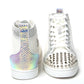 Bianco Version Lou Spikes Orlato Flat Shoes