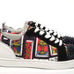 Black Multi/Marine Mat Louis Junior Spikes Shoes