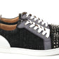 Black/Silver Version Louis Junior Spikes Shoes