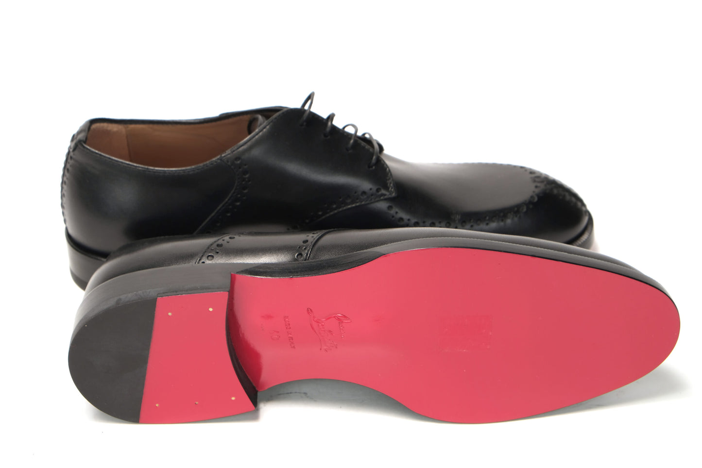 Black A Mon Homme Flat Calf Shoes