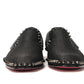 Black/Black Gun Casanopump Flat Canvas Shoes