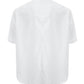 Elegant White Cotton Shirt with Short Sleeves
