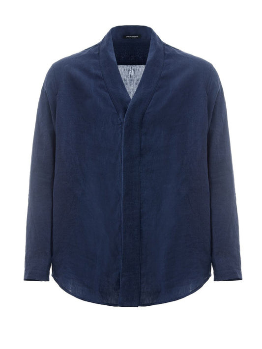 Elegant Oversize Linen Jacket Shirt