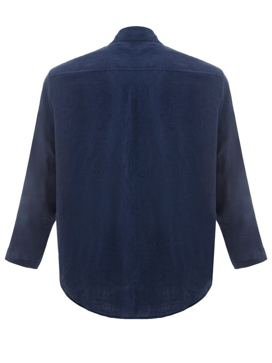 Elegant Oversize Linen Jacket Shirt