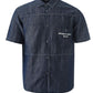 Elegant Blue Denim Casual Shirt