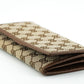 Elegant Two-Tone Leather Canvas Wallet