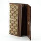Elegant Two-Tone Leather Canvas Wallet
