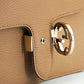 Elegant Beige Shoulder Bag with GG Snap