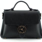 Elegant Black Leather Chain Shoulder Bag