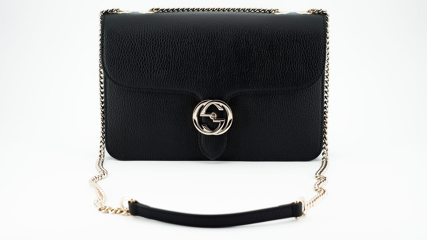 Elegant Calf Leather Shoulder Bag