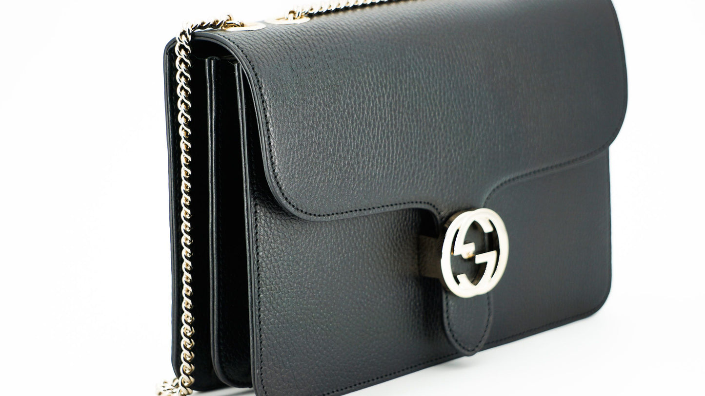 Elegant Calf Leather Shoulder Bag