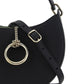 Elegant Black Calf Leather Shoulder Bag