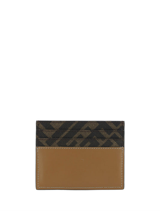 Sophisticated Dark Brown Leather Card Holder