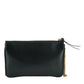 Elegant Black Lamb Leather Crossbody Pouch