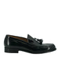 Elegant Black Calf Leather Loafers - Men's Classic Footwear