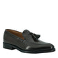 Elegant Dark Brown Calf Leather Loafers