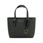 Jet Set Black Signature XS Carryall Top Zip Tote Bag Purse