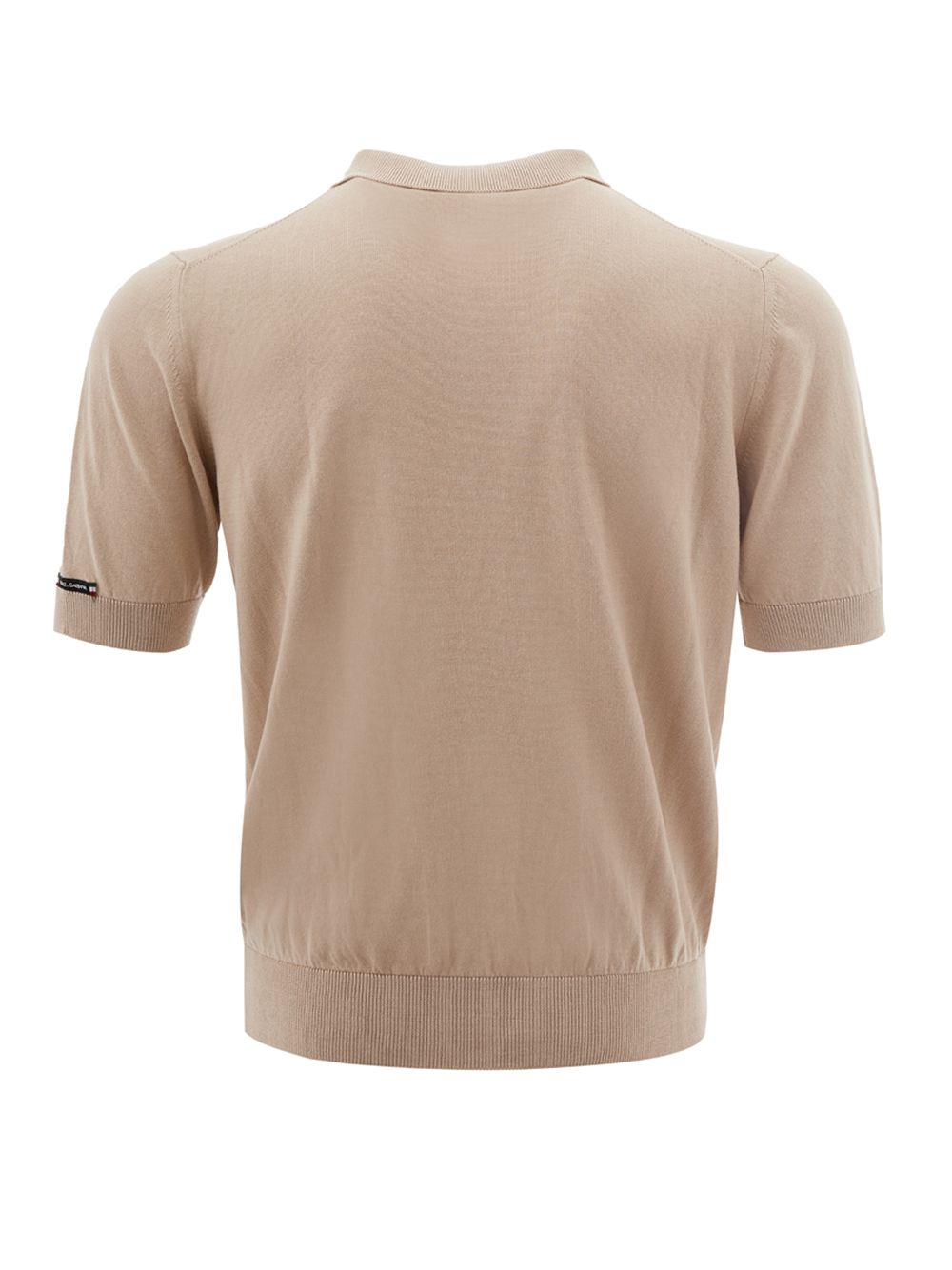 Beige Classic Cotton Polo Shirt