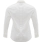 Elegant Slim Fit White Cotton Shirt