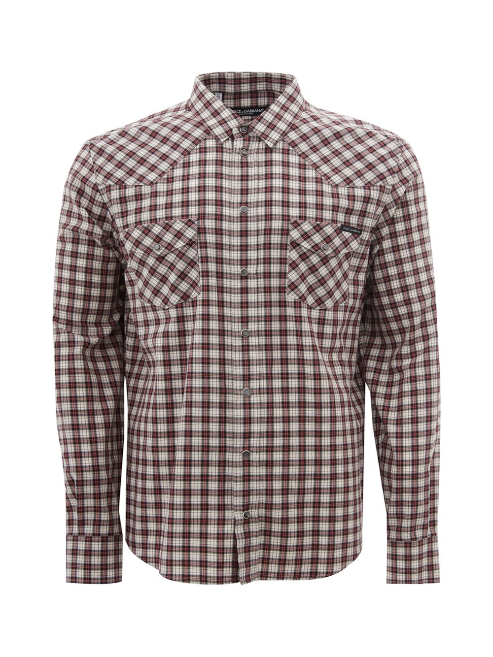 Elegant Slim Fit Checked Cotton Shirt