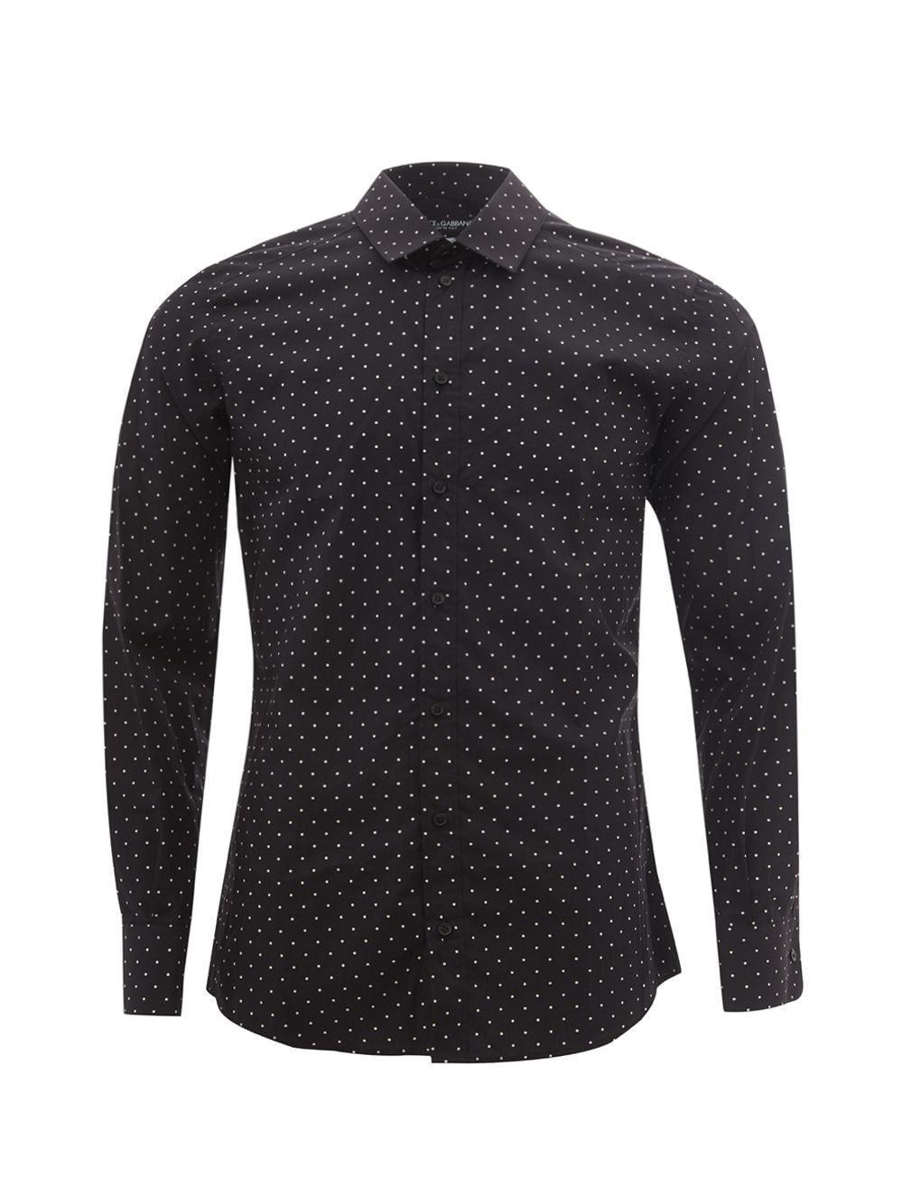 Polka Dot Cotton Slim Fit Shirt