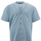 Elegant Light Blue Cotton V-Neck Shirt