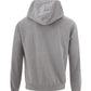Elegant Grey Cotton Hooded Sweatshirt