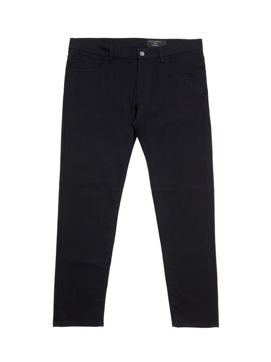 Black Classic Stretch Denim Jeans