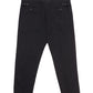 Svelte Black Cotton Chino Trousers