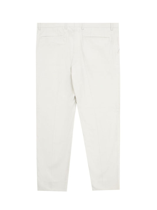 Ivory Tailored Cotton Chino Trousers