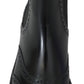 Chic Black Leather Ankle Oxford Boots