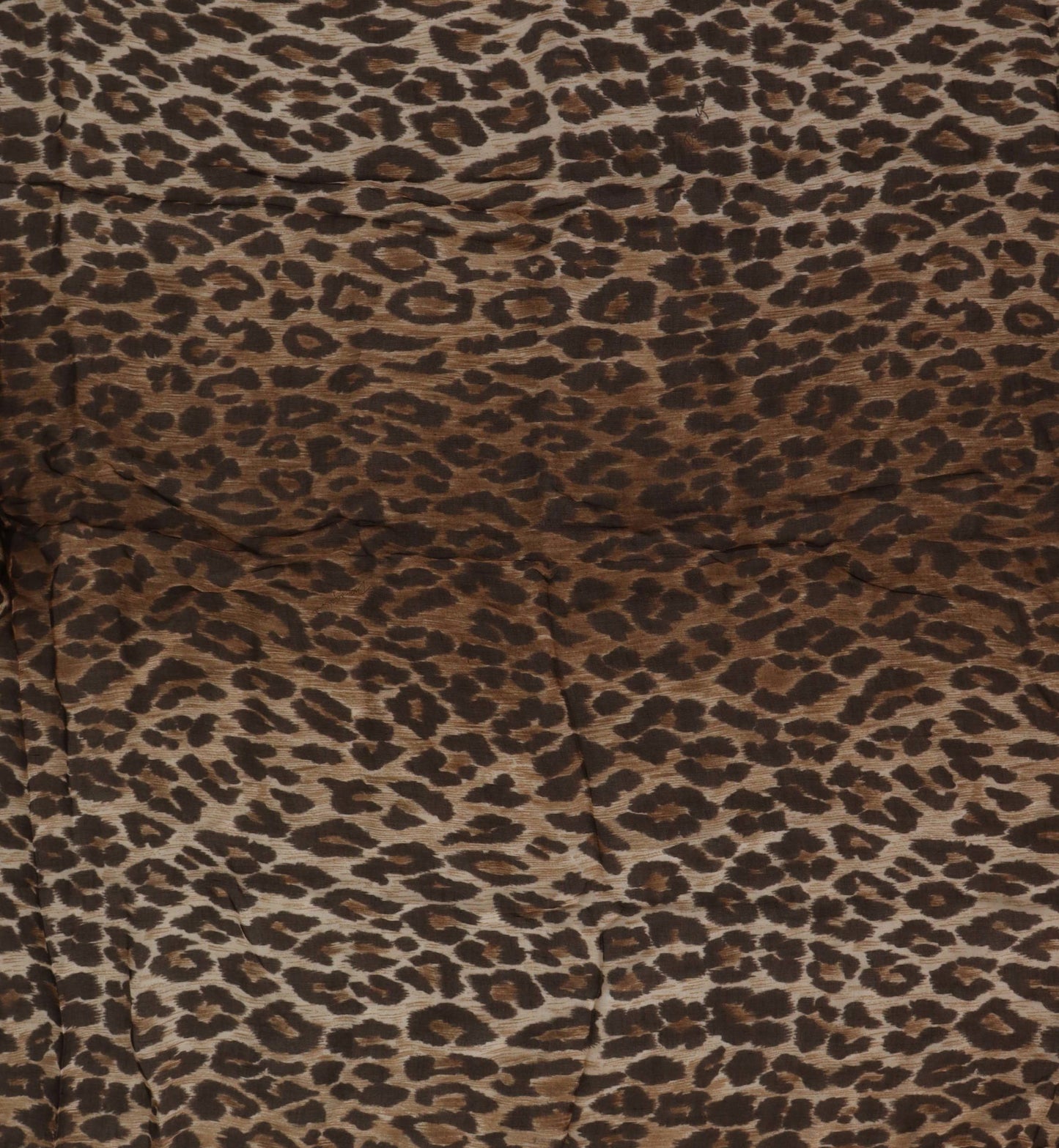 Elegant Leopard Print Modal-Cashmere Scarf