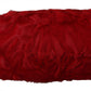 Opulent Red Fur VANDA Evening Clutch