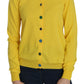 Radiant Yellow Cotton Sweater