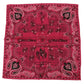 Elegant Pink Cotton Bandana Shawl Scarf
