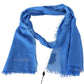 Elegant Cashmere Scarf in Signature Blue