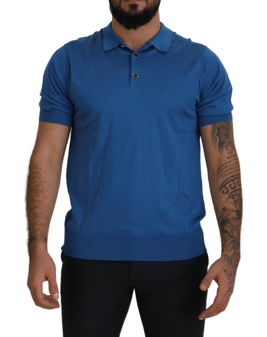 Elegant Silk Short Sleeve Polo T-Shirt