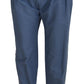 Blue Linen Chino Formal Pants