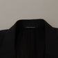 Elegant Dark Blue Martini Two-Piece Blazer