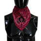 Elegant Pink Cotton Bandana Shawl Scarf