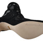 Black Taormina Lace Socks Pumps Boots