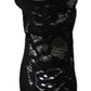 Black Taormina Lace Socks Pumps Boots