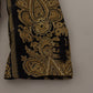 Black Gold Jacquard Single Breasted Blazer