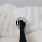White Cotton DG Logo Jogger Pants