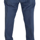 Blue Linen Chino Men Formal Pants