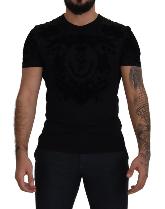 Elegant Black Cotton Tee