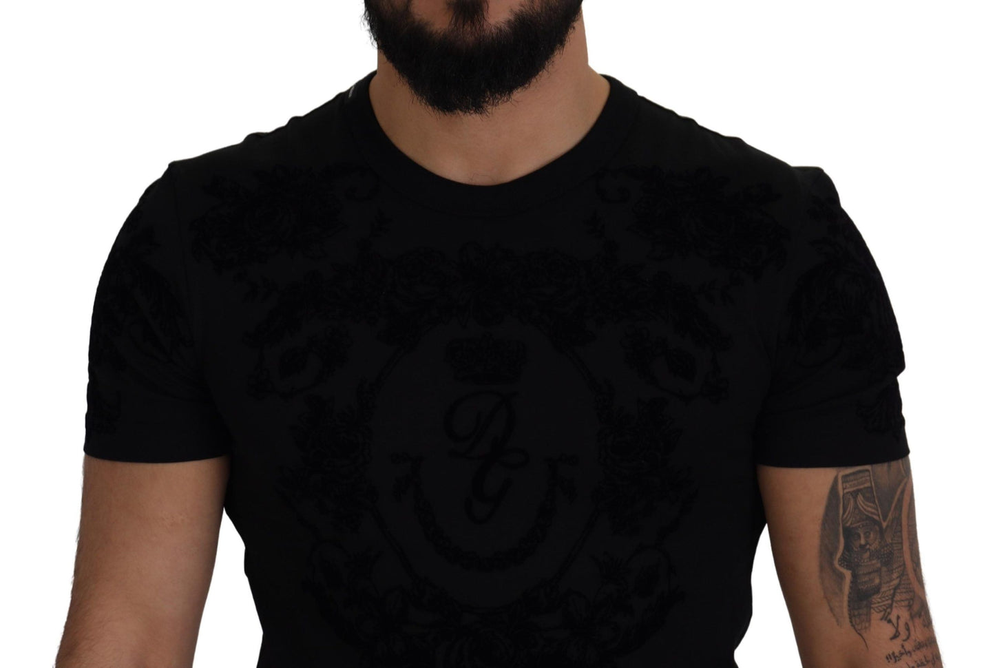 Elegant Black Cotton Tee