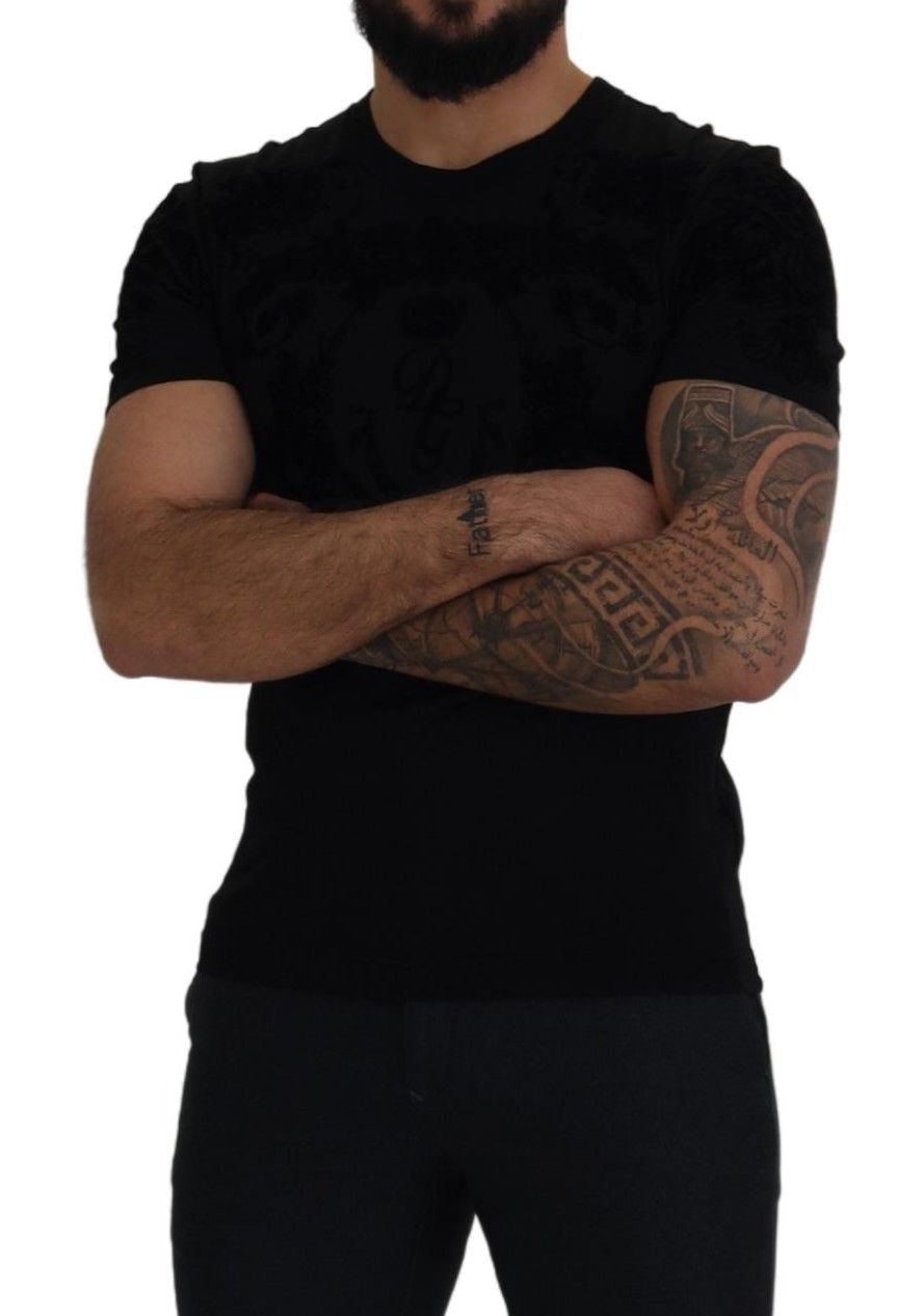 Elegant Black Cotton Tee