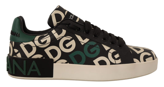 Elegant Portofino Leather Sneakers
